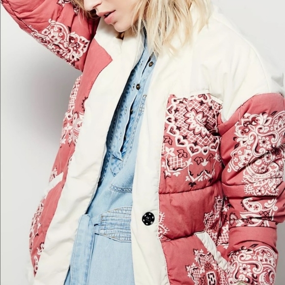 Free People Paisley Poplin Jacket - Picture 8 of 16